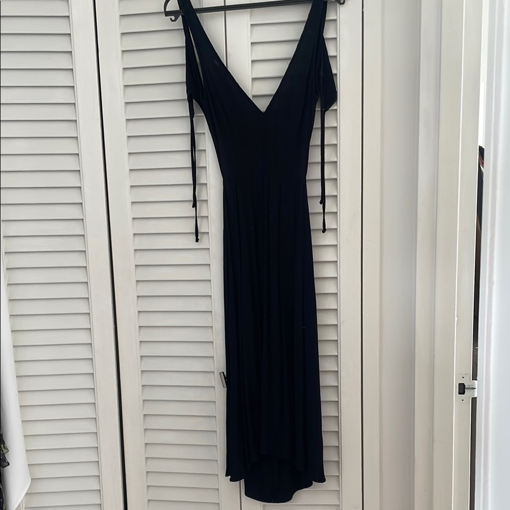 Backless Black Dress